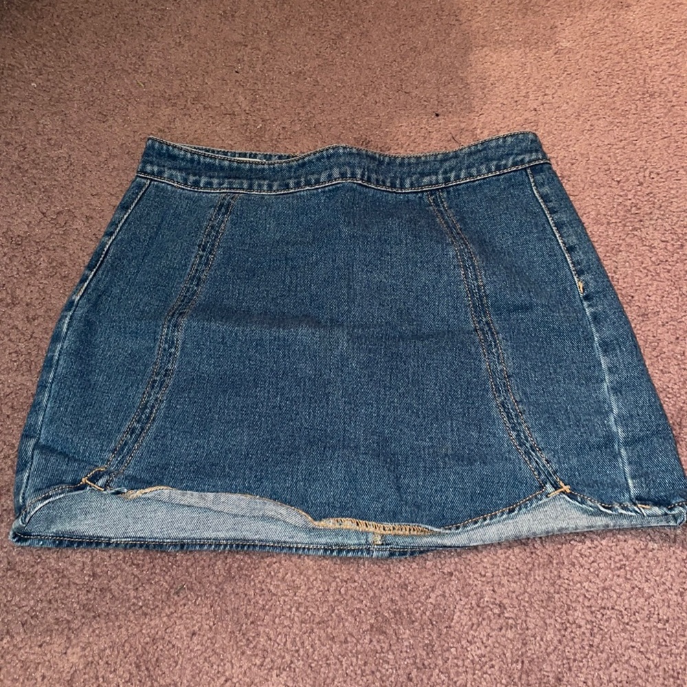 pacsun denim skirt